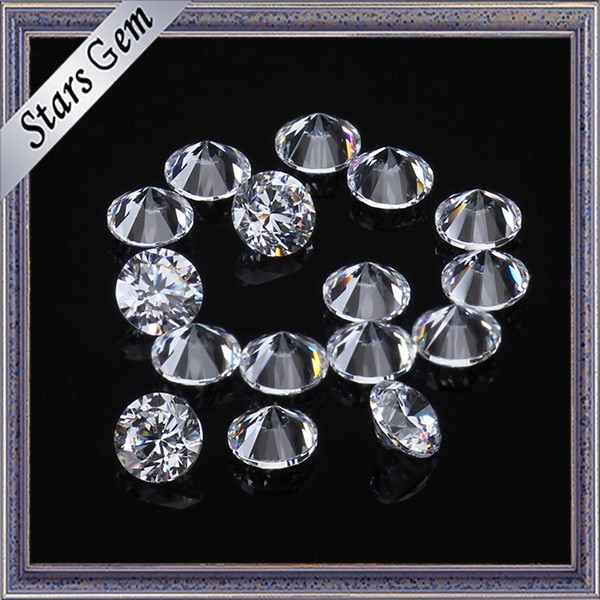 Many Size and Color Available Round Brilliant Cut CZ Zirconia Loose Gemstones