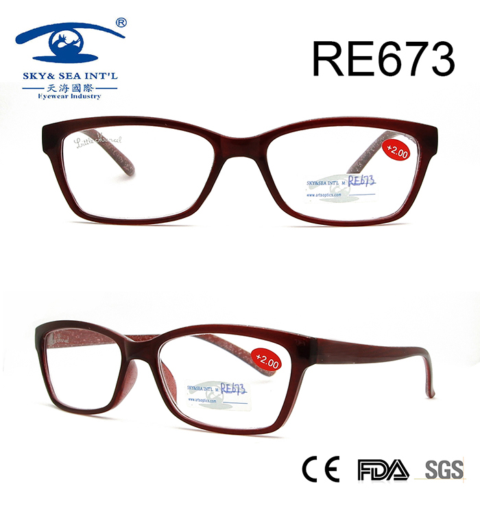 Newest Design Custom Logo Reading Glasses (RE673)