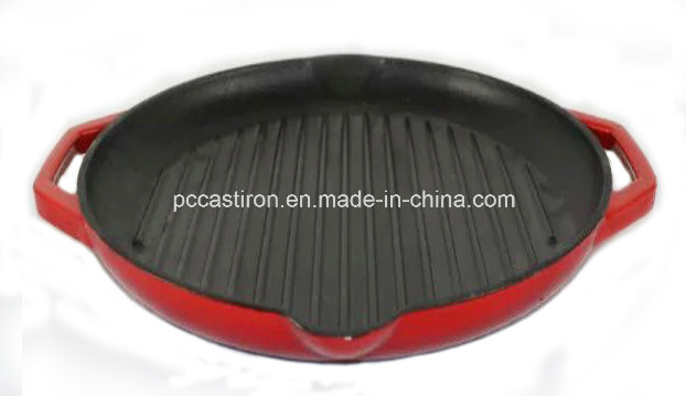 Round Cast Iron Griddle for Steak