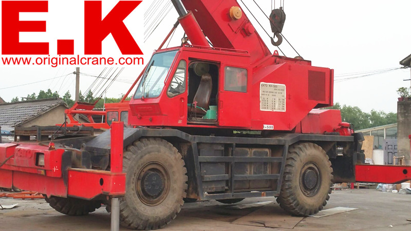 50ton Original Japanese Kato Rough Terrain Crane (KR500E-III)