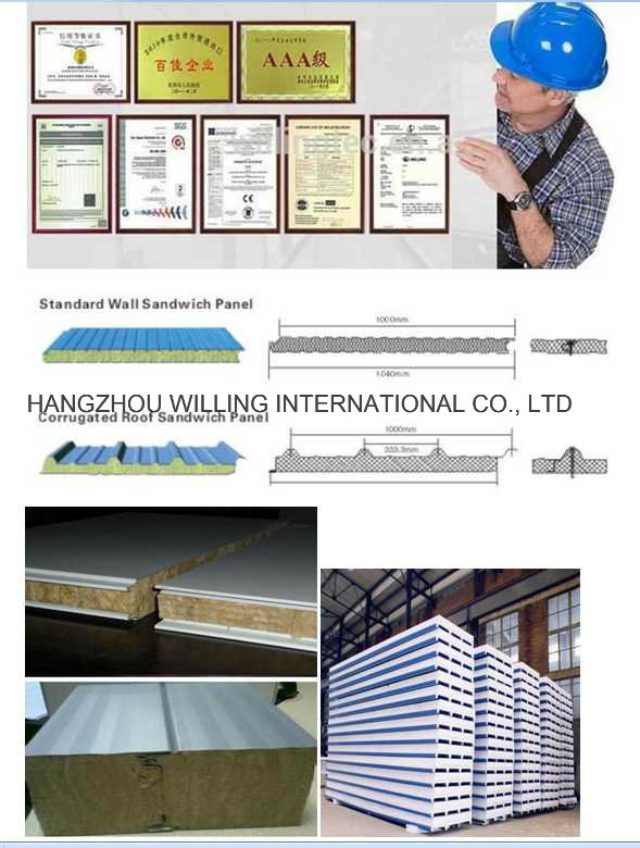 Color Stainless Steel EPS Sandwich Panel Line