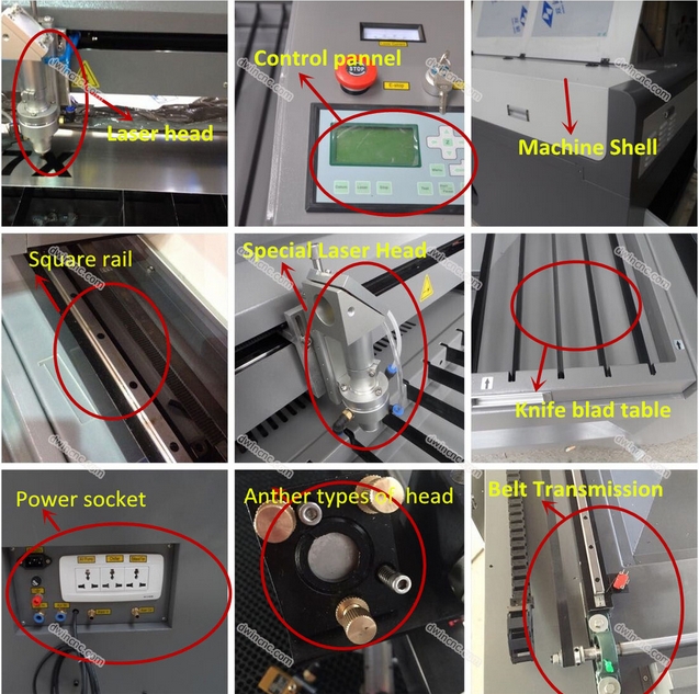 Ck1390 130W Reci Metal Laser Cutting Machine Price