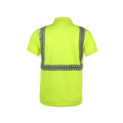 100% Cotton High Visibility Reflective Polo Shirts