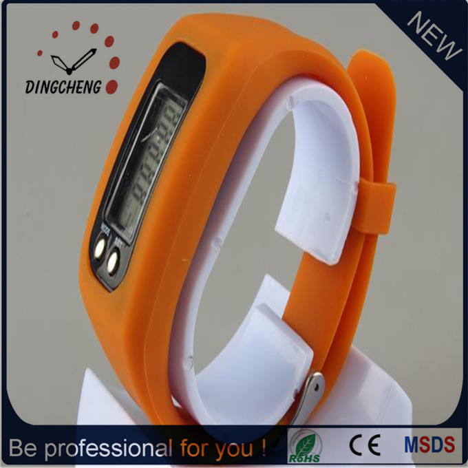 Christmas Wristwatch Pedometer Watch Silicone Bracelet for Promotion (DC-752)