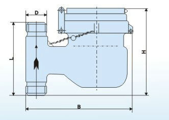 Rotary-Vane Vertical Hot Water-Meter (LXSLR15-25)