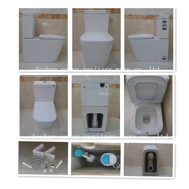 Tow Piece Toilet with Australian/American/EU Standard (CVT6002)