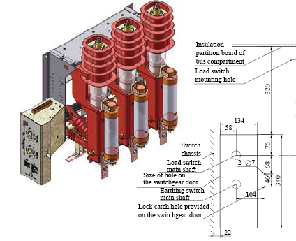 Arc-Compressing Load Break Switch with Fuse-Yfn12-12rd/125-21.5