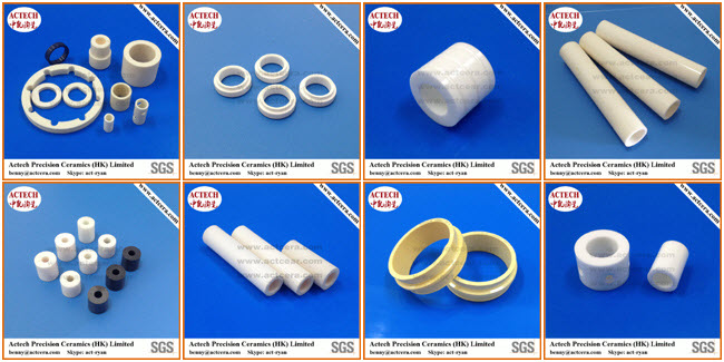 Precision Zirconia Ceramic Ring/Sleeve/Bushing Machining