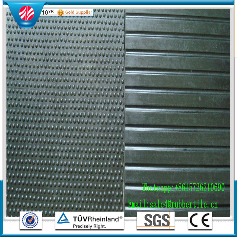 Fiber Reinforced Black Rubber Stable Mats, Cow Rubber Mat