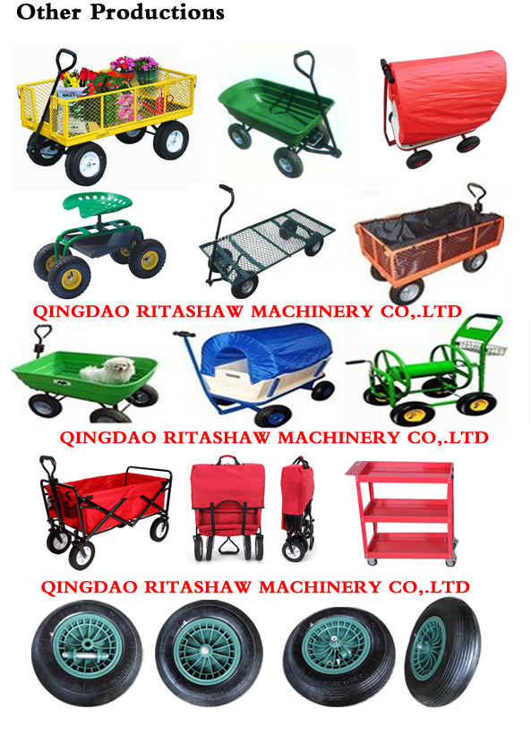 Red Wheelbarrows for Garden Home Usage Wb7200