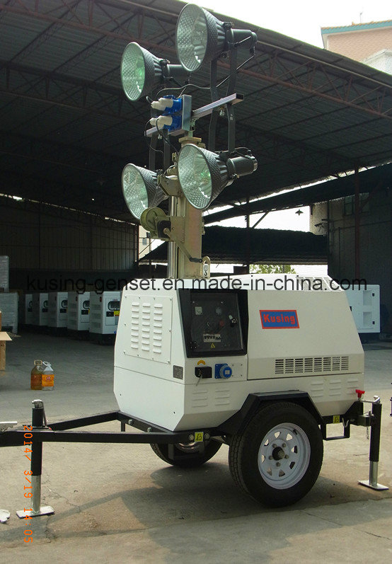 Mobile Light Tower Generator Set/Diesel Generator Set/Diesel Generating Set/Genset/Diesel Genset