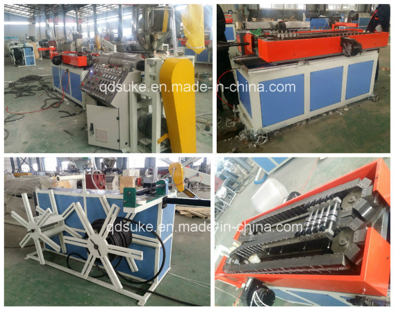 PVC/PE Double Wall Corrugated Pipe Extrusion Production Line