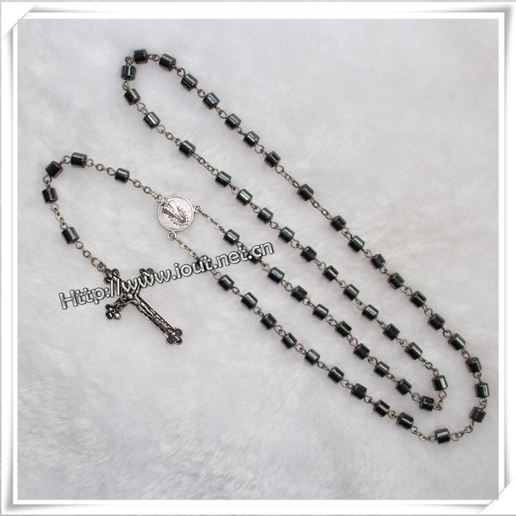 Glass Beads Rosary, Rosary Glass Beads, Cheap Glass Rosary (IO-cr331)