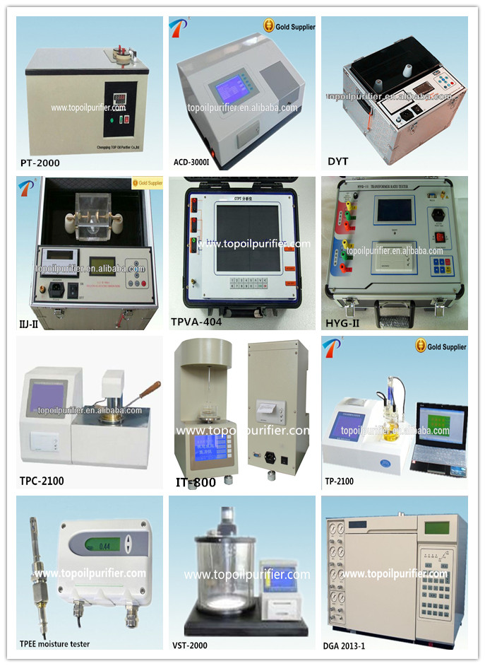 Top Enclosed Type High Vacuum Turbine Oil Purification Separator Machine (TY)