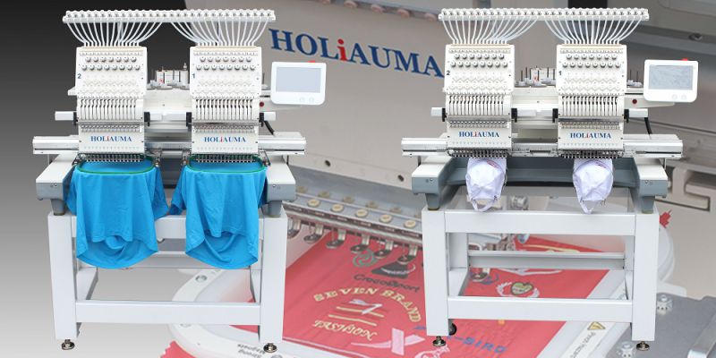 Two Head Commercial Embroidery Machine as Good as Feiya Embroidery Machine