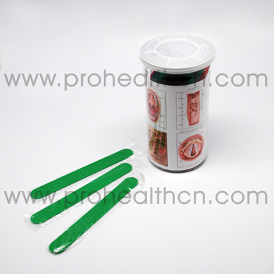 Plastic Tongue Depressor in a PVC Ring-Pull Can (PH1037B)