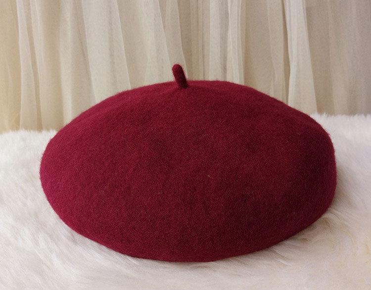 Womens Ladies Wool Angora Winter Autumn Spring Thicker Warmer Cap Hat Beret (HW813)