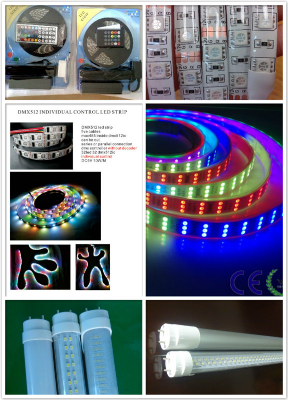 IP20/65/67/68 IC 6803 5050 Dream Magic RGB LED Strip