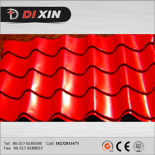 Dx Exported to Russia 1030 Colored Steel Roof Tile Making Machine