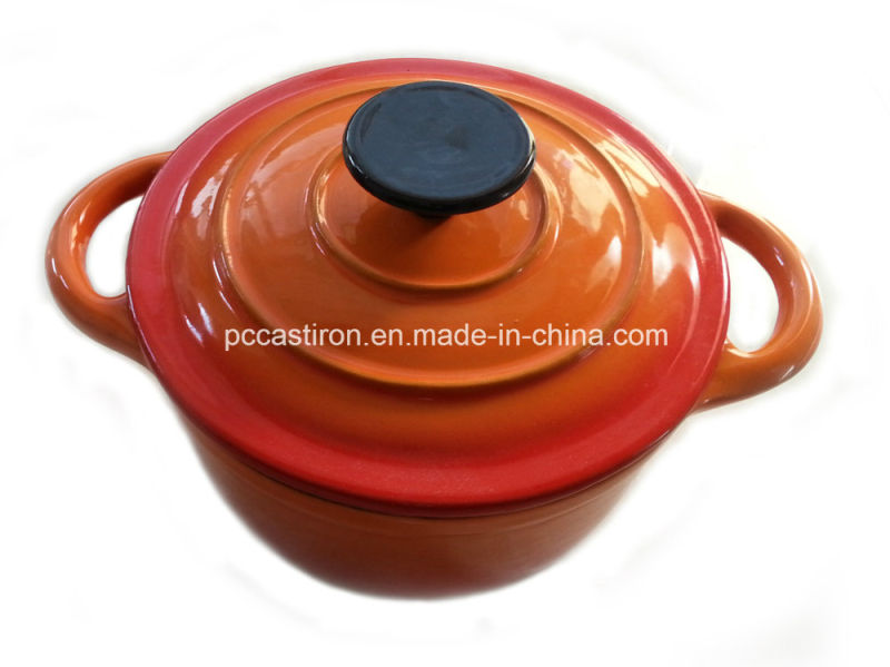 2qt Enamel Cast Iron Cocotte Cookware LFGB Approved Factory China