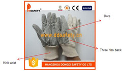 Polka Gloves Black Dots Garden Gloves Safety Working Glove Dcd301