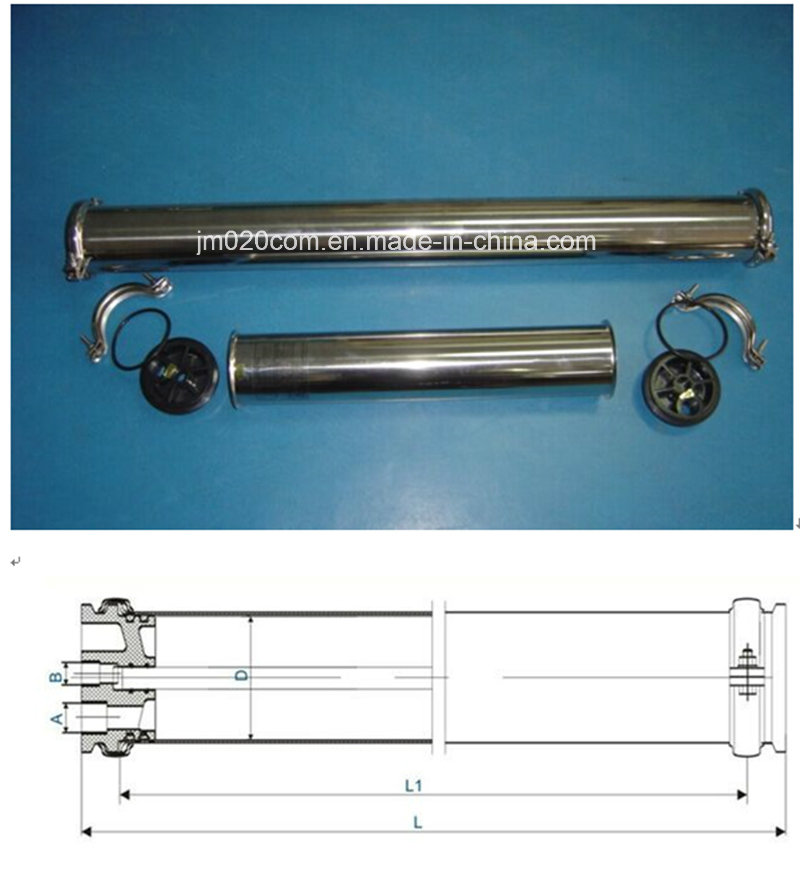 Stainless Steel Membrane Housing 4080 for Water Treatment