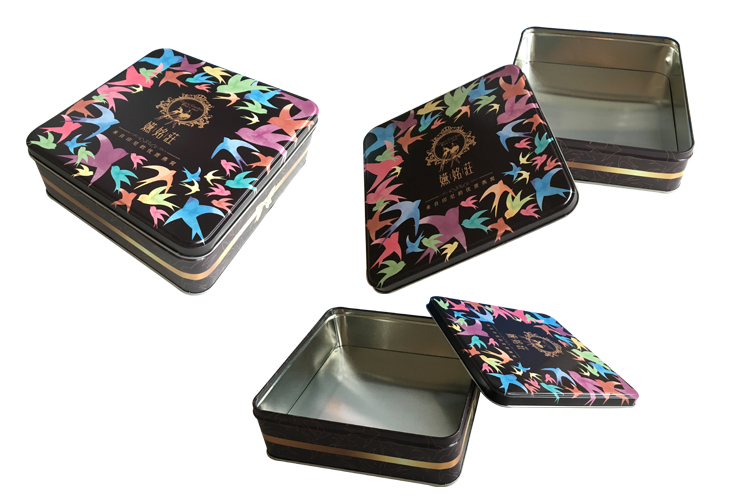 Tin Box Food Packaging Box Wholesale Metal Container Custom Printing