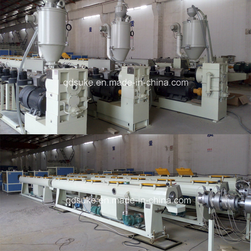 Plastic PE/PE/PVC Pipe Extrusion Making Extruder Machine