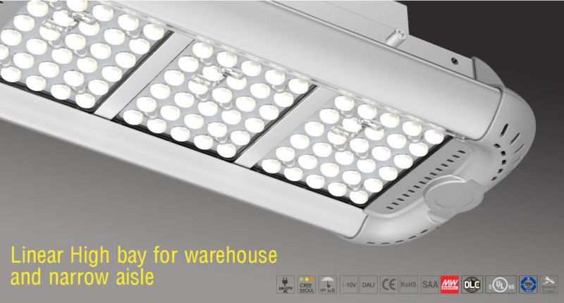 IP65 Brand Seoul 150W Linear LED High Bay Light for Narrow Aisle