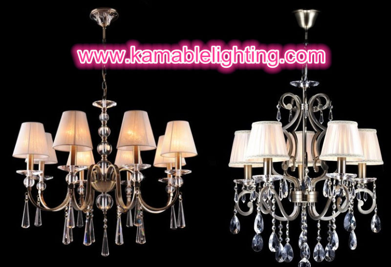 Hotel Crystal Chandelier Decorative Light (CL 5463/8 YW+WT)