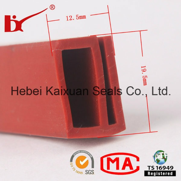 E Shape Heat Resistance Oven Silicone Rubber Seal Strip