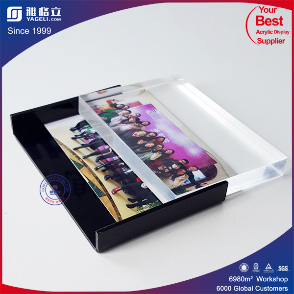 Clear Acrylic Picture Photo Magnetic Block Frame