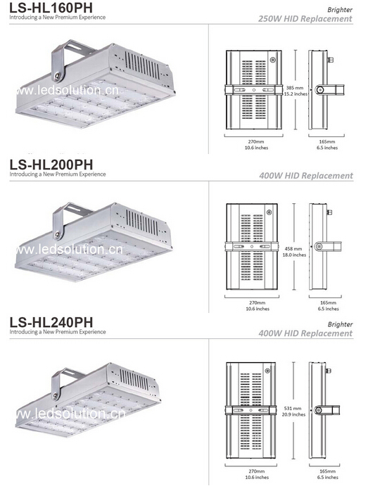 High Brightness 160W LED High Bay Light Fixture, High Bay LED Light, LED Highbay Light