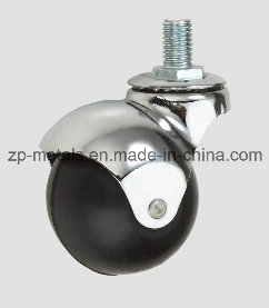 1.6inch Rubber Screw Ball Caster Wheel