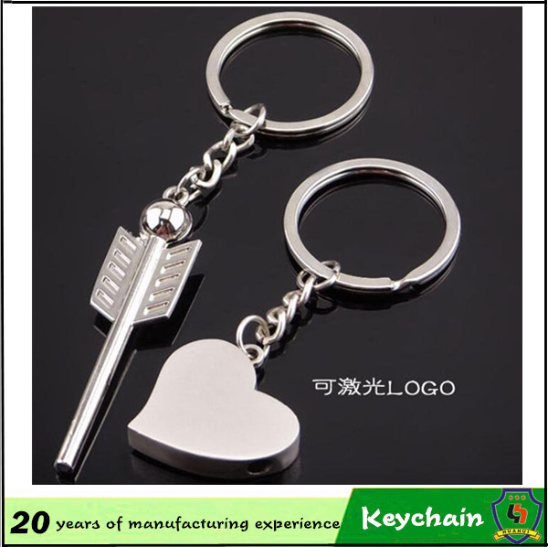 Promotional Arrow and Heart Shape Key Chain