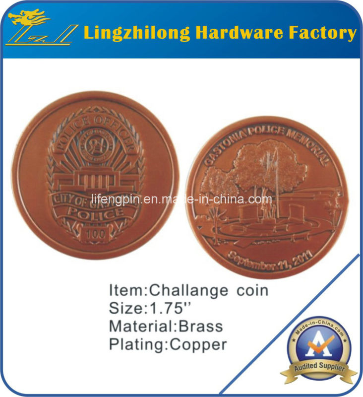 Copper Material Lapel Coin Manufactory China