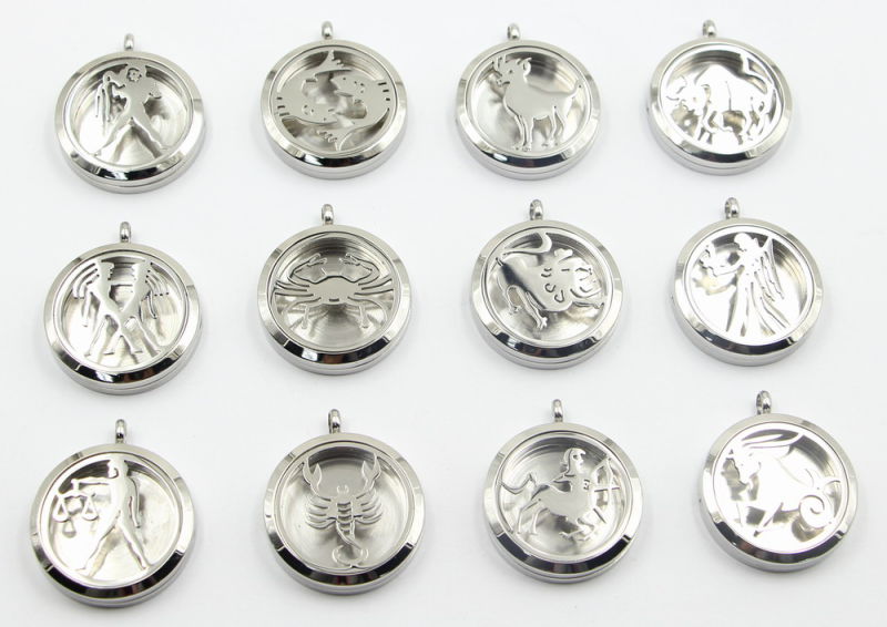 316L Stainless Steel Perfume Diffuser Locket Pendant