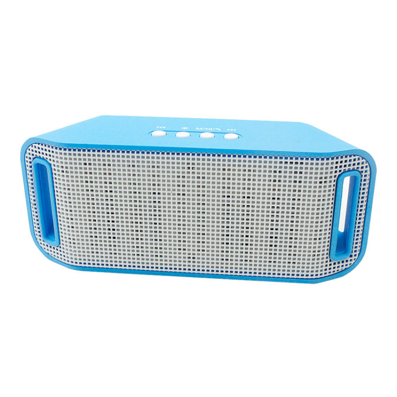 Cheap Music Mini Bluetooth Speakers with FM Radio, LED Dancing Lights, TF Card Support