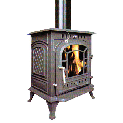 Modern Cast Iron Stove (FIPA001) , Wood Stoves