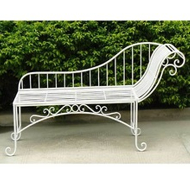 Wrought Iron Garden Bench for Outdoor Furniture