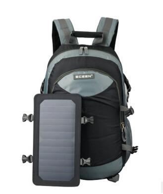 Green Energy High Capacity 7W Solar Charger Backpack for Mobile Phone iPad (SB-179)