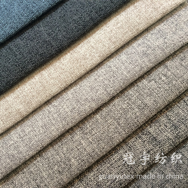 95% Polyester and 5% Nylon Linen-Like Decorative Fabrics