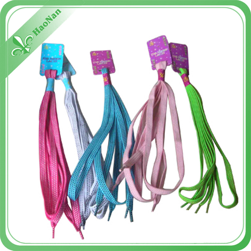 New Coming Good Quality Custom Polyester Shoelace From China