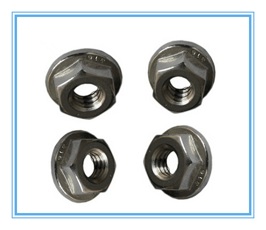 M3-M30 of Color Nuts with Zinc Plated Hex Flange