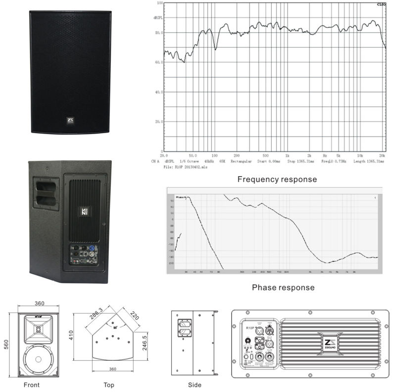 Active PA System Sound Speaker with Stable Quality