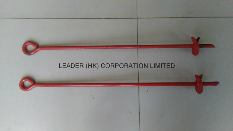 Galvanized Ground Anchor, Power Coated Ground Anchor