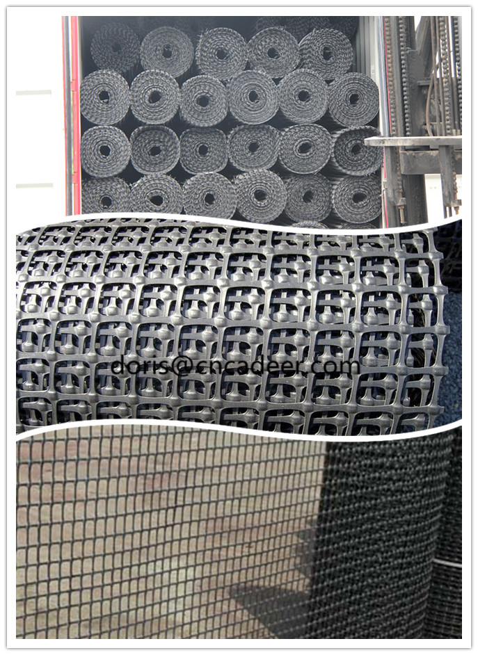 Plastic Soil Stabilization Geogrid 30kn