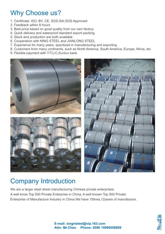 Hot Dipped Galvanzied Steel Coil as The Base Matrial for PPGI