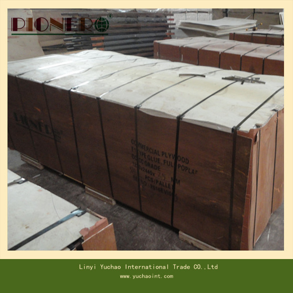 Poplar Core Birch Commercial Plywood