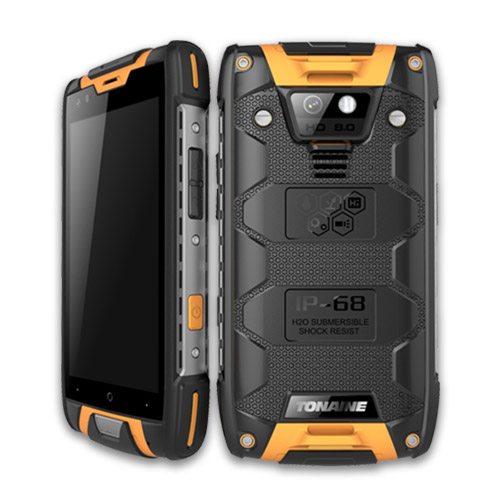 4.5 Inch Quad Cores 4G IP68 NFC Smart Rugged Mobile Phone